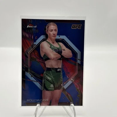 2024 Topps Finest UFC - Common Molly McCann #57 Blue Refractor /200 - Image 1 of 2