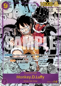 One Piece Emperors in the New World Monkey.D.Luffy Manga Rare OP09-119 NM EN - Picture 1 of 1