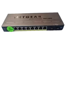 PROSAFE 8-PORT GIGABIT POE SMART SWITCH WITH 2 GIGABIT FIBER SFP GS110TP - Picture 1 of 3