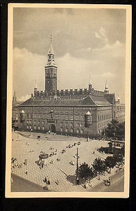 DINAMARCA 20-Københav, Raadhuset... (Foto real (RPPC) - Imagen 1 de 2
