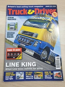 Truck & Driver Magazine January 2011 Stealth Volvo FH Greatest British Hauler - Picture 1 of 6