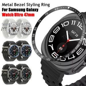 Bezel Ring Styling Frame Case for Samsung Galaxy Watch Ultra 47mm Metal Cover - Picture 1 of 24