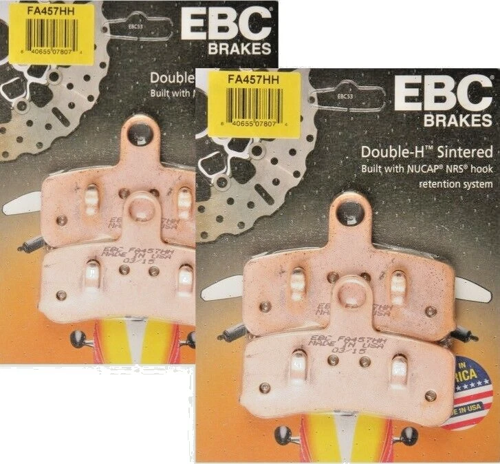 2 件套正品美国制造 EBC HH 前刹车片 Harley-Davidson - FA457HH — 第 1/1 张图片