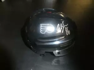 Mini casco firmado por Joel Farabee Philadelphia Flyers JSA - Imagen 1 de 1