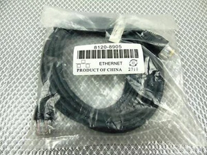 HP Ethernet Patch Cable RJ45 10' Ft Black - HP P/N: 8120-8905 - Picture 1 of 4
