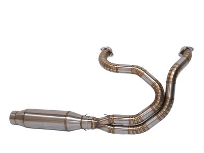 Sistema de escape completo para Harley Davidson DYNA FXR para control medio 91-06 Foto 1 de 4