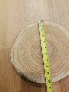 Live edge wood slab round slice Cherry charcuterie rustic decor cabin Wedding 03 - Picture 1 of 6