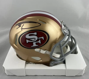 DONTE WHITNER SIGNED SAN FRANCISCO 49ERS SPEED MINI HELMET BAS WITNESS COA - Picture 1 of 2