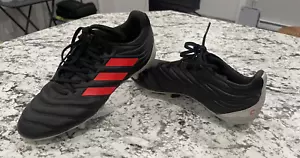 ADIDAS MEN'S COPA 19.1 FG BLACK SOCCER SHOES - US 8 Eu 41.5 - Picture 1 of 12