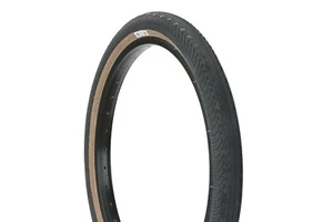 New Premium CK BMX Tire 20" x 2.4 Black/Skinwall - Picture 1 of 6