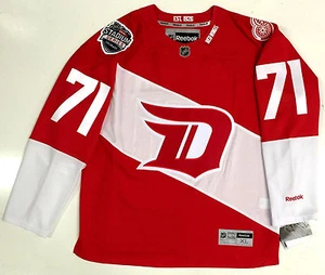 DYLAN LARKIN DETROIT RED WINGS 2016 STADIUM SERIES REEBOK NHL PREMIER JERSEY - Picture 1 of 4