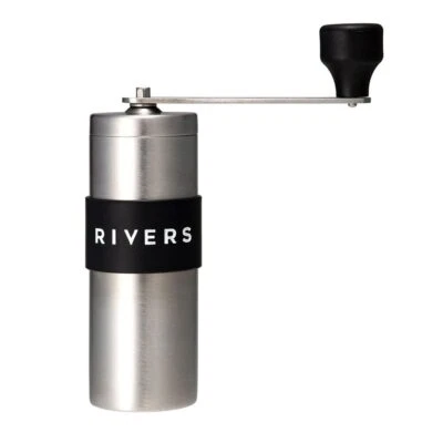 Rivers GRITSV Prodotto IN Giappone Caffè Smerigliatrice Sabbia Argento W/ Nuovo - Immagine 1 di 4