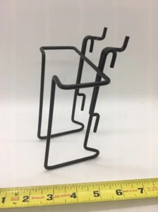 Heavy Duty Slatwall Gridwall Wire Literature Holder Black 4"Wx9"Hx1.75" Lot 4 - Picture 1 of 7