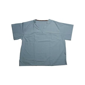 FashionPoly Reversible Scrub Shirt, 100% Polyester, Misty Green, X-Small - Picture 1 of 1