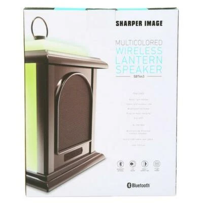 Sharper Image, Multicolored Wireless Bluetooth Portable Lantern Speaker   - Image 1 of 4