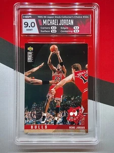 HGA 9.0 Michael Jordan 1995 Collectors Choice #324 Scouting Report Players Club - Picture 1 of 3