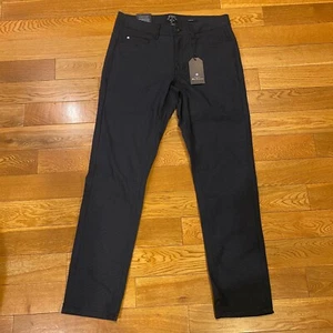 Ben Sherman Mens 30x30 Straight Slim Fit Stretch Navy Blue Pants Striped NWT - Picture 1 of 9