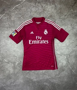 REAL MADRID 2014 2015 AWAY FOOTBALL SHIRT SOCCER JERSEY ADIDAS M37315 sz S - Picture 1 of 15