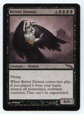Mirrodin ** 4x Reiver Demon x4 ** Mtg Magic (EX/SP)