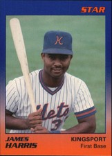 1989 Kingsport Mets Star #12 James Harris