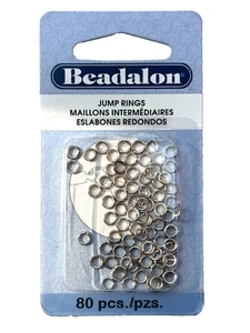 Beadalon Jump Rings 4mm 80pcs - Picture 1 of 2