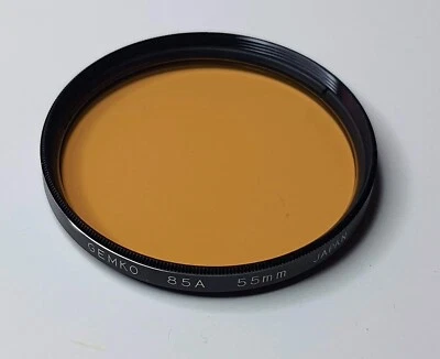 Genuine GEMKO 55mm 85A 85-A 85 A Color Conversion Glass Lens Filter Japan 55 mm - Image 1 of 4