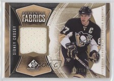2009-10 SP Game Used Edition Authentic Fabrics Gold /100 Sidney Crosby #AF-SC
