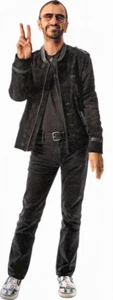 The BEATLES Drummer RINGO STARR Full Body Pose - Window Cling Sticker Decal NEW - Picture 1 of 1