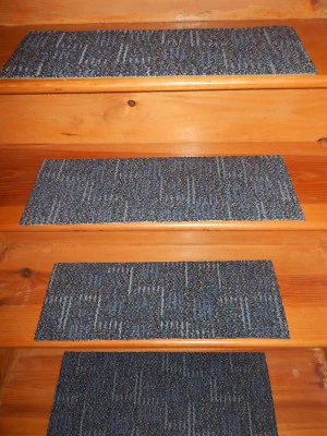 Alfombra alfombra escalonada escalera peldaños puerta 12 peldaños 8"" x 24"". Foto 1 de 4