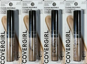 Covergirl Clean Invisible Concealer - 107 Light Beige - 4 Pack - NEW - Picture 1 of 4