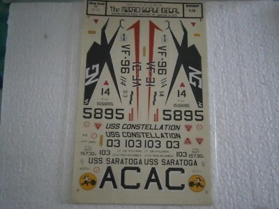 DECALCOMANIE MICROSCALE POUR MAQUETTE AVION PHANTOM F-4j  1/32 1.32eme - Photo 1/3