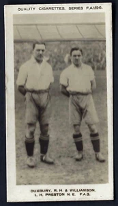 PATTREIOUEX (EARLY) - FOOTBALLERS (FA) - #3 DUXBURY & WILLIAMSON, PRESTON NE - Picture 1 of 2