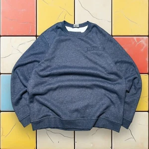 LL Bean Y2K Sherpa Lined Sweatshirt Pullover Waffle Gray Men's XL Tall Outdoor - Picture 1 of 12