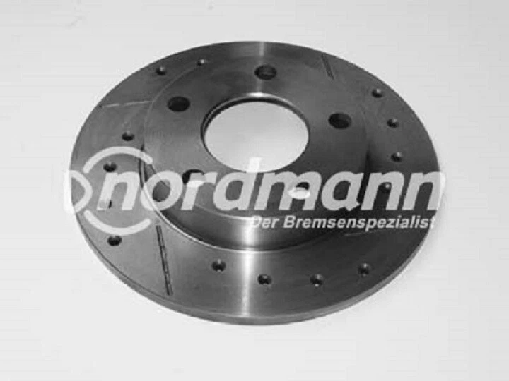 Disco de freno perforado y ranurado Audi 80/Coupe S2 245x10 - Imagen 1 de 1