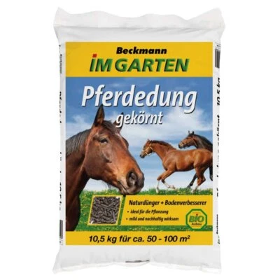 Pferdedung gekörnt 10,5kg für ca 50-100m² BIO Anbau geeignet - Bild 1 von 4