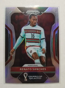2022 Panini Prizm World Cup Qatar Renato Sanches Silver Prizm Portugal - Imagen 1 de 2