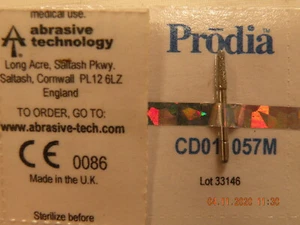 X10 Miniatur Prodia Diamant Bohrer CD01 057M 1/16" Schaft versiegelt neu - Bild 1 von 1