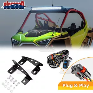 Barra colectora eléctrica de pulso de 32" para Polaris RZR Pro R montaje de barra de luz LED + cable - Imagen 1 de 16