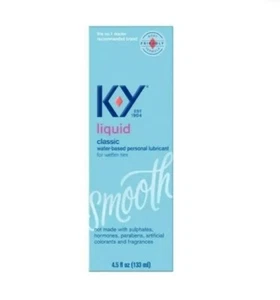 K-Y Liquid Personal Lubricant Classic 2.4 Oz - Smooth Gentle Formula Exp. 11/24 - Picture 1 of 6
