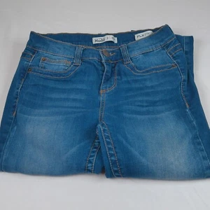 Mudd Junior Women Blue Denim FLX Stretch Skinny Medium Wash Jeans Size 3 Pockets - Picture 1 of 9
