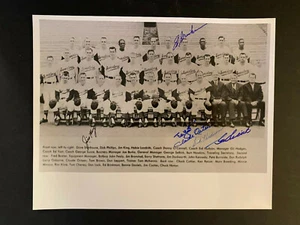 1963 Washington Senators Team Photo AUTOGRAPH Ed Yost/Claude Osteen/King +3 More - Picture 1 of 4