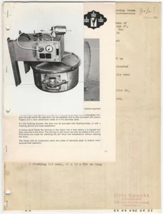 Instrumentos de batería de bronceado experimental Otto Sprecht años 70 materiales promocionales - Imagen 1 de 2