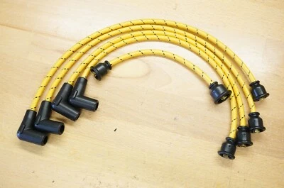 IH International Farmall Yellow Cub Deluxe Cloth Covered Copper Spark Plug Wires - Image 1 of 4