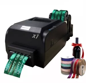 Seidenbanddrucker Geschenkbox Blumenkorb Farbbanddruckmaschine zum Verpacken - Bild 1 von 12