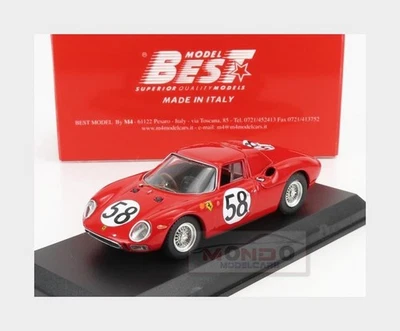 1:43 BEST Ferrari 250Lm 3.3L V12 NART #58 Le Mans 1964 J.Rindt D.Piper BE9478-2 - Immagine 1 di 2