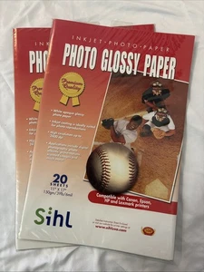 Inkjet Professional Photo Glossy Paper 40 Sheets 11x17” Canon Epson HP Lexmark - Picture 1 of 4