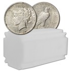 US PEACE SILVER DOLLAR   ROLL OF 20 COINS   CULL   RANDOM DATE