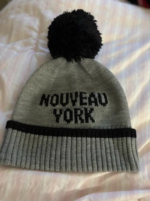 Kate Spade New York Women's Nouveau  York Pom Pom Beanie, NWT, One Size - Image 1 of 3