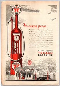 1927/29/24 DRUCKANZEIGE KEIN EXTRAPREIS TEXACO BENZIN - Bild 1 von 1