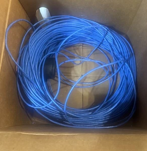 350 ft Superior Essex Cat 5E 4 PR 24 CMR Riser LAN Cable – Blue - Picture 1 of 4